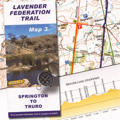 Lavender Federation Trail Map 3 Springton To Truro The Friends Of