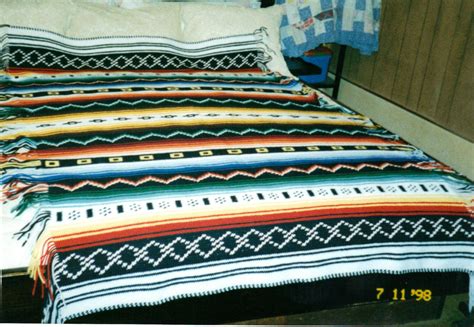 Indian Blanket Vintage Afghan Pattern Designed By Jane Hadden
