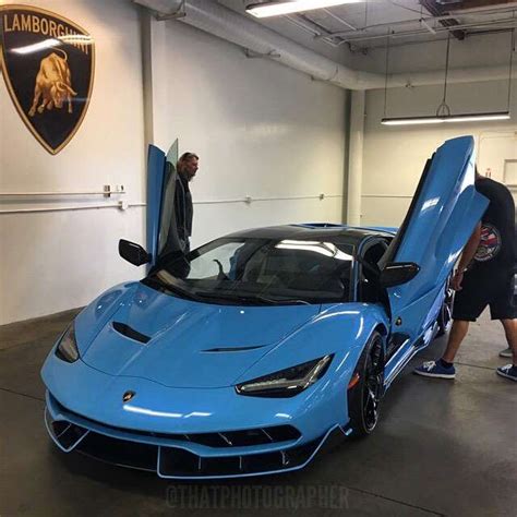 Baby Blue Lamborghini Centenario Arrives In The Us The Supercar Blog