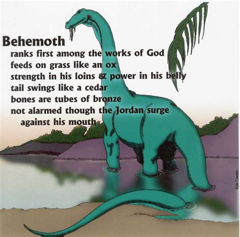 Leviathan Dinosaur Bible
