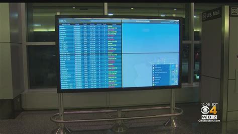 logan airport flight delays and cancellations drag on due to east coast weather youtube
