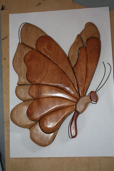 Butterfly Wood Carving Wood Carving