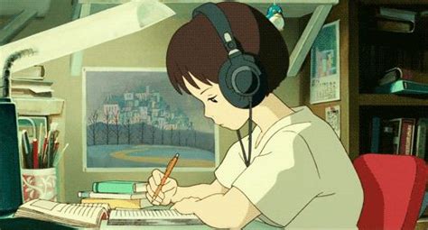 Shizuku Writing Ghibli Studio Ghibli Studio Ghibli Art