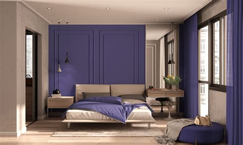 6 Purple Two Colour Combinations For Your Bedroom Walls Design Cafe