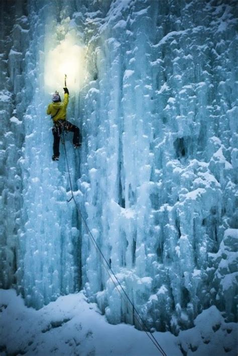 Climbing Frozen Waterfalls Wander Lord