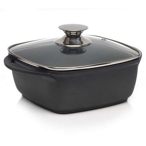 Slow cooking a casserole or braised dish cover the pot so that the. Wilko Die Cast Square Aluminium Casserole Pot - Goodglance