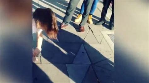 Police Officer Filmed Restraining A 13 Year Old Schoolgirl Metro Video