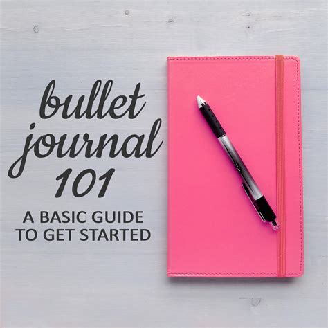 How To Bujo A Basic Guide To The Bullet Journal Pinecone Papers