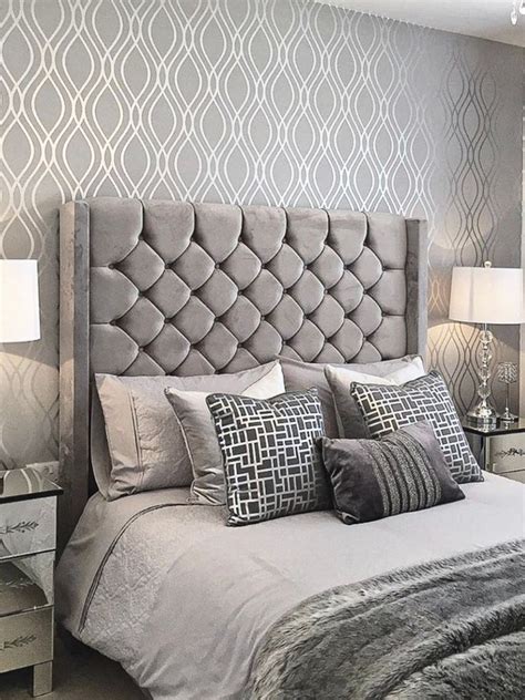 Camden Wave Wallpaper Soft Grey Silver With Images