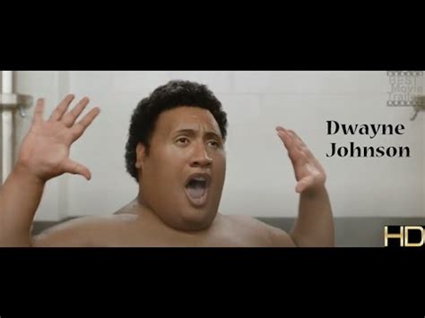 Fat Dwayne Johnson Dancing In The Shower Central Intelligence Hd