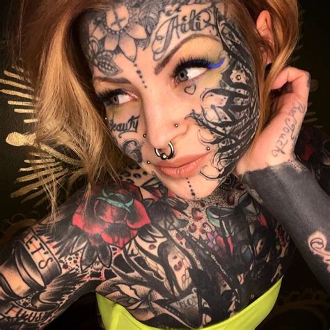 Tattoo Artist Aleksandra Jasmin Mum’s Body Covered In Ink Photos Daily Telegraph