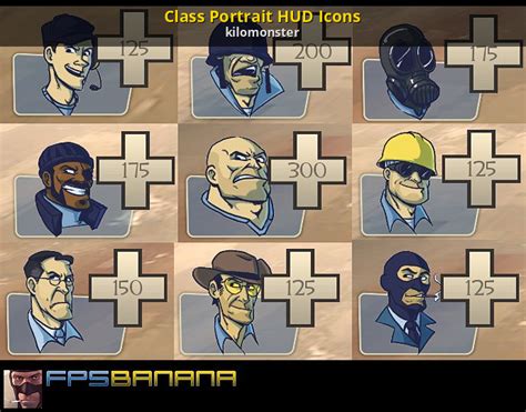 Class Portrait Hud Icons Team Fortress 2 Mods