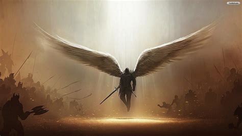 Angel Of War Wallpaper Angel Warrior Archangels Angel
