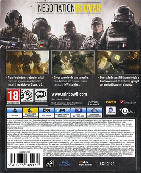 Tom Clancys Rainbow Six Siege Advanced Edition Ps4 عصر بازی
