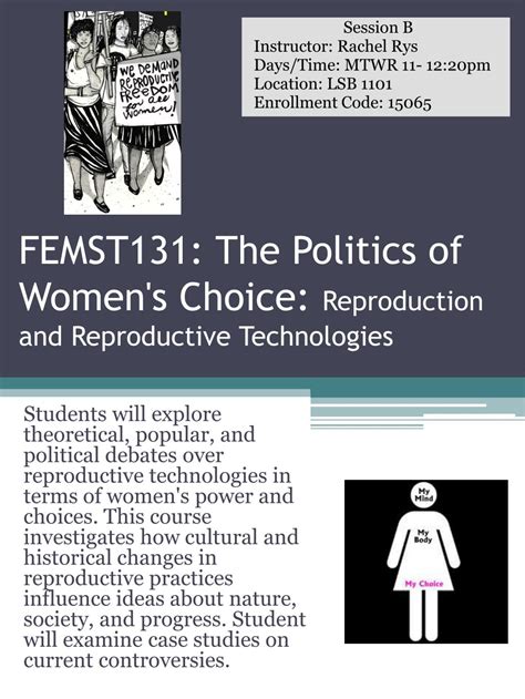 Ppt Femst131 The Politics Of Women S Choice Reproduction And Reproductive Technologies