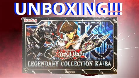 Unboxing Yugioh Legendary Collection Kaiba Youtube