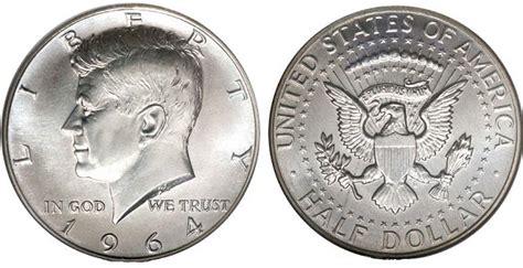 Buy 90 Junk Silver 1964 Kennedy Half Dollars 1 Fv 2 Coins