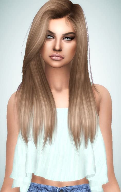 Immortalsims Savannah Hair Xx Hallowsims Sims 4 Cc