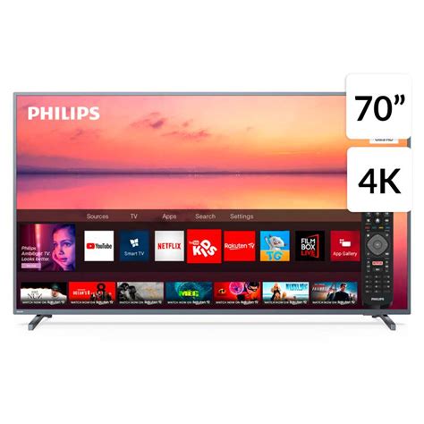 Scart Producto Philips Led 70 70pud6774 4k Ultra Hd Smart Tv