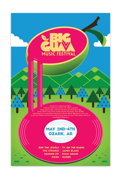 Big Guava Music Festival Poster Design On Behance