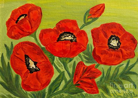 Poppies Oil Painting Painting By Irina Afonskaya Fine Art America