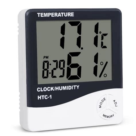Indoor Humidity Temperature Mini Cute Lcd Digital Thermometer
