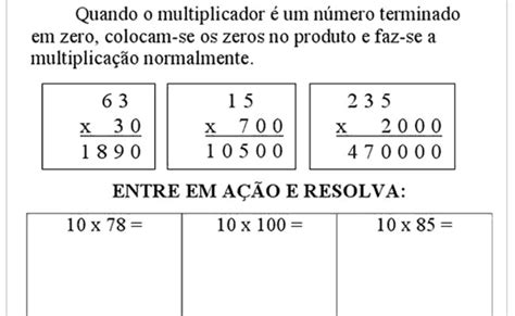 Atividades De Multiplicacao 5o Ano Arme E Efetue B Atividades De