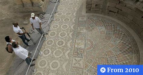 Massive Ancient Mosaic Unveiled In Jericho Israeli Culture