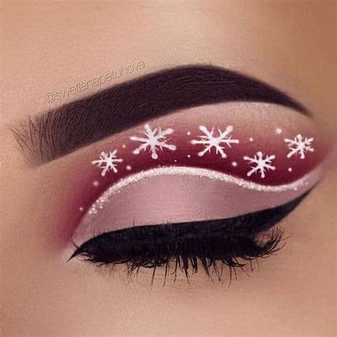 25 Pretty Christmas Makeup Ideas To Make You Look Hot Идеи макияжа Макияж для глаз