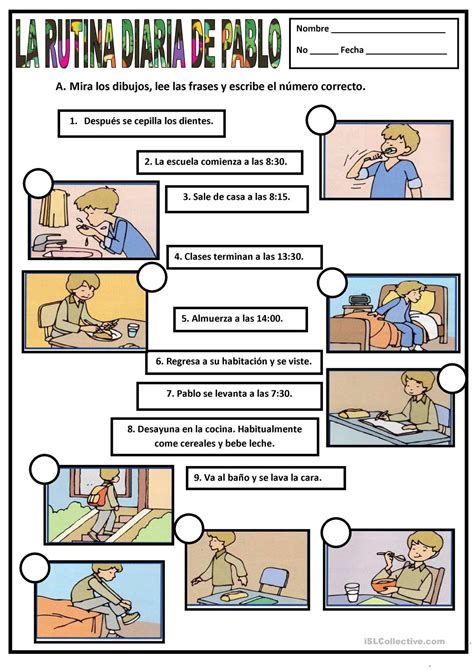 One Click Print Document Español Spanish Worksheets Spanish