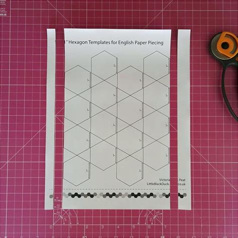 Free Printable 8 Inch Hexi Templates