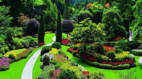 4k Hdr Video Beautiful Flower Garden In Canada The Butchart Gardens
