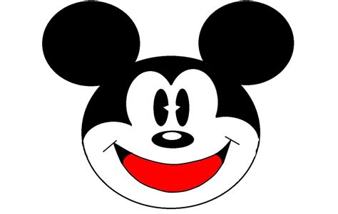 Mickey Mouse Head Circle Clip Art Library