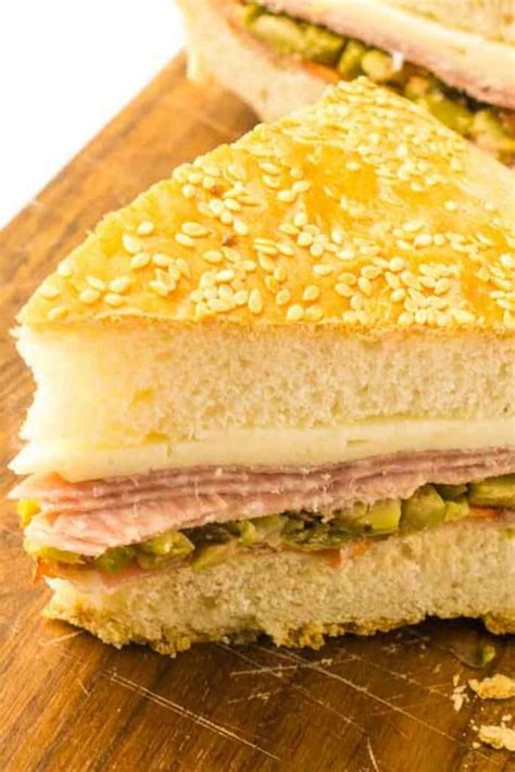 Homemade Muffuletta Bread For Delicious Sandwiches At Hom