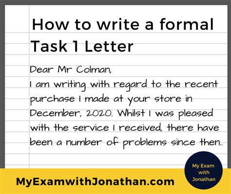 Ielts writing task 1 is a comparatively short task but judges a number of skills. IELTS Writing Task 1 - How to write a formal letter — Are ...