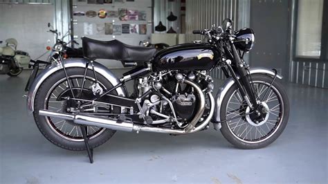 1953 Vincent Black Shadow Series C Youtube