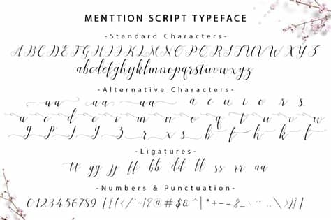 You found 8,206 script font script and handwritten fonts. Menttion Script Font - Befonts.com
