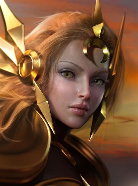 Leona Portrait By Sevenbees On Deviantart League Of Legends Poster