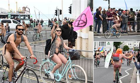 Hundreds Of Cyclists Strip Off And Get In The Saddle For Brightons