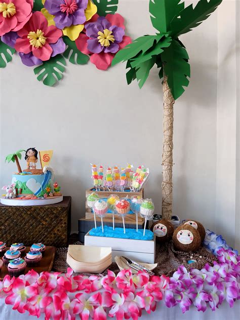 Zoës Moana Birthday Party A Crafted Lifestyle