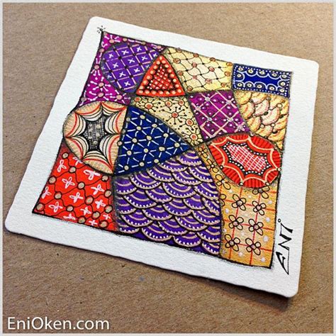 Check out our zentangle pdf selection for the very best in unique or custom, handmade pieces from our drawing & drafting shops. 3D Tangle Tangling with Gold Download PDF Tutorial Ebook | Etsy | Zentangle patterns, Queen ...