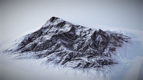 39 Beautiful Mountains 3d Model Free Mockup