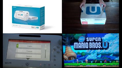 Wii U Unboxing Setup And Gameplay Youtube