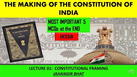 Lecture Indian Polity The Making Of The Indian Constitution Share Like Subscribe Youtube