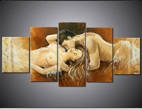 Hand Painted Abstract Nude Oil Painting Large Piece Picture Sexy