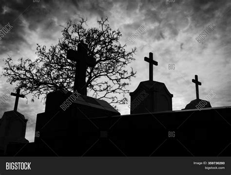 Cemetery Graveyard Image And Photo Free Trial Bigstock