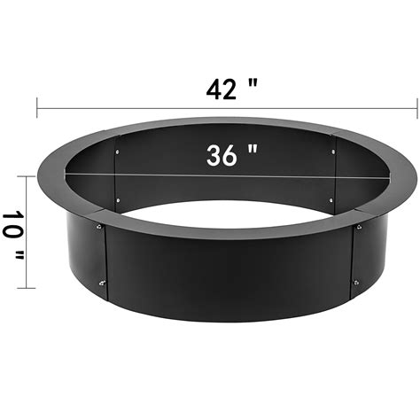 The fire farm has teamed up with the outdoor plus to. 42" Diameter Steel Fire Pit Liner Ring Heavy Duty In ...