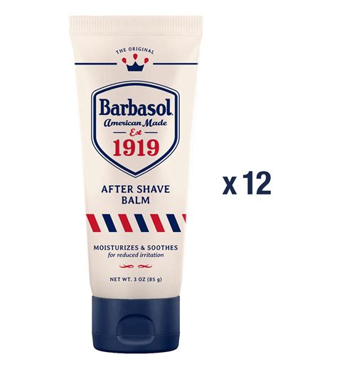 Barbasol 1919 After Shave Balm 3oz 12ct Case