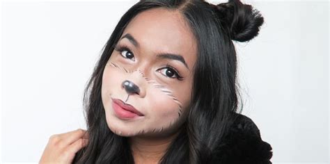 bear halloween makeup tutorial 2019 easy teddy bear costume idea
