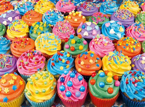Colorful Cupcakes 500pc Jigsaw Puzzle By Clementoni